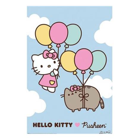 Pusheen & Hello Kitty Up, Up & Away Maxi Poster £4.99